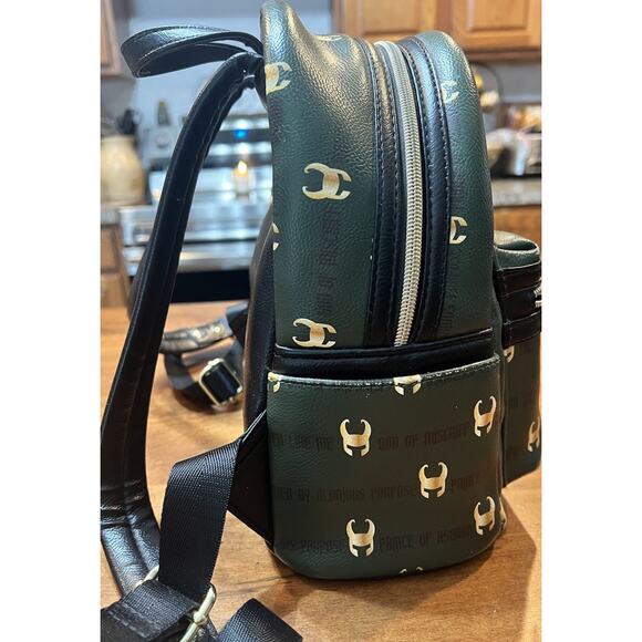Loungefly Marvel Loki God of Mischief Mini Backpack FYE Exclusive READ main image 12